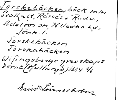 Bild på arkivkortet för arkivposten Torskebäcken