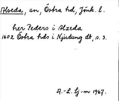 Bild på arkivkortet för arkivposten Alseda