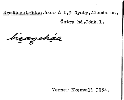 Bild på arkivkortet för arkivposten Bredängsträdan