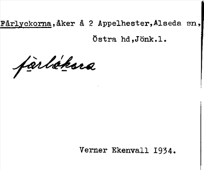 Bild på arkivkortet för arkivposten Fårlyckorna