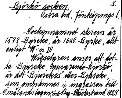 Bild på arkivkortet för arkivposten Björkö socken