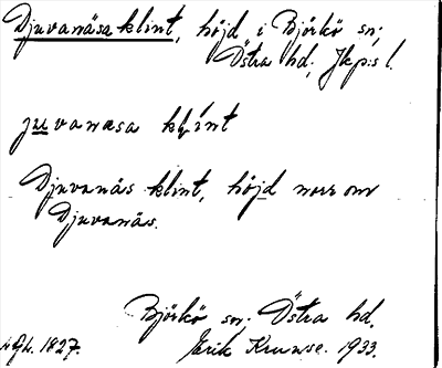 Bild på arkivkortet för arkivposten Djuvanäsa klint