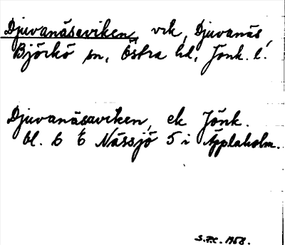 Bild på arkivkortet för arkivposten Djuvanäseviken