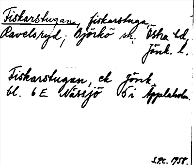 Bild på arkivkortet för arkivposten Fiskarstugan