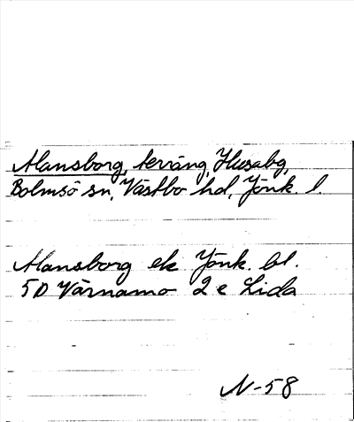 Bild på arkivkortet för arkivposten Alansborg