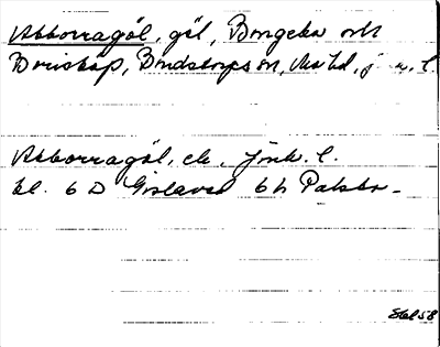 Bild på arkivkortet för arkivposten Abborragöl