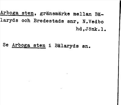 Bild på arkivkortet för arkivposten Arboga sten