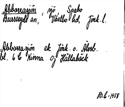Bild på arkivkortet för arkivposten Abborrasjön