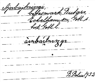 Bild på arkivkortet för arkivposten Ajnbajtningi