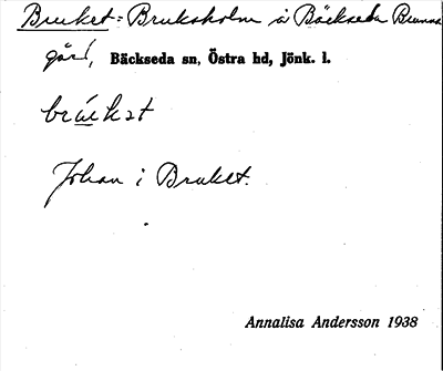 Bild på arkivkortet för arkivposten Bruket