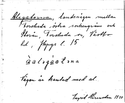 Bild på arkivkortet för arkivposten Alegatorna
