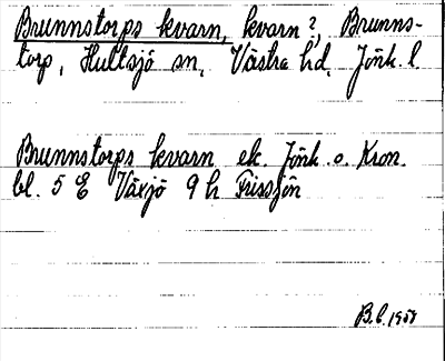Bild på arkivkortet för arkivposten Brunnstorps kvarn