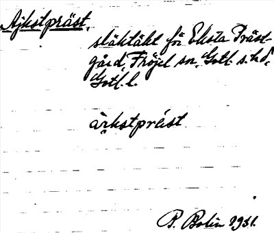 Bild på arkivkortet för arkivposten Ajkstpräst