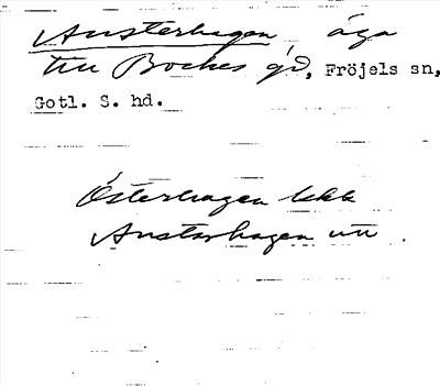 Bild på arkivkortet för arkivposten Austerhagen