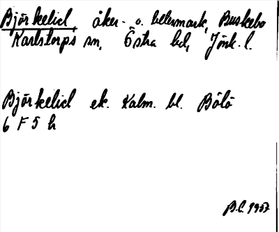 Bild på arkivkortet för arkivposten Björkelid
