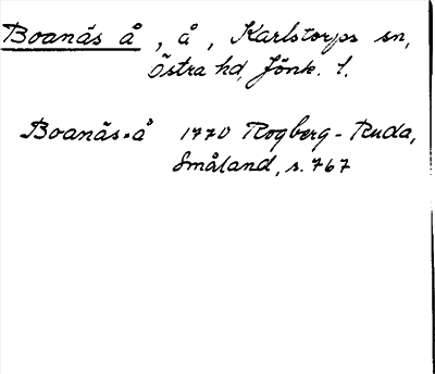 Bild på arkivkortet för arkivposten Boanäs å