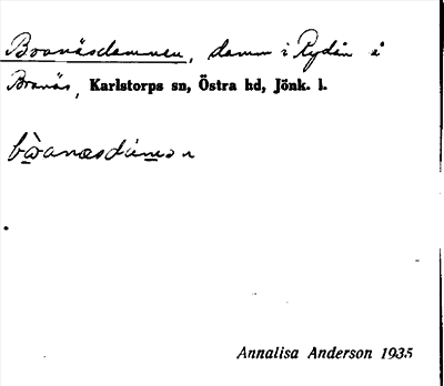 Bild på arkivkortet för arkivposten Boanäsdammen