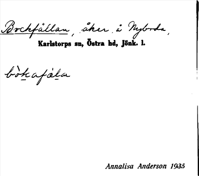 Bild på arkivkortet för arkivposten Bockfällan