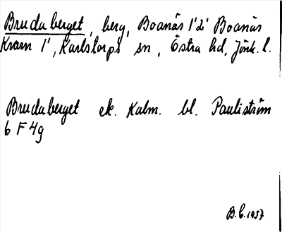 Bild på arkivkortet för arkivposten Brudaberget