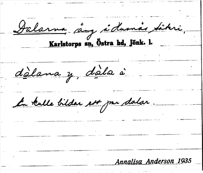 Bild på arkivkortet för arkivposten Dalarna