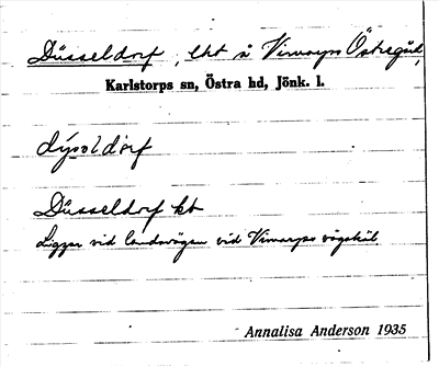 Bild på arkivkortet för arkivposten Düsseldorf