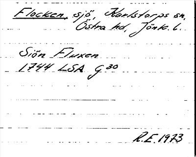 Bild på arkivkortet för arkivposten Flocken