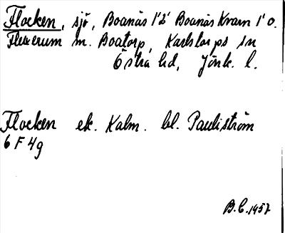 Bild på arkivkortet för arkivposten Flocken