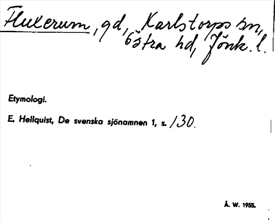 Bild på arkivkortet för arkivposten Fluxerum