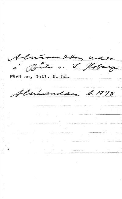 Bild på arkivkortet för arkivposten Alnäsaudden