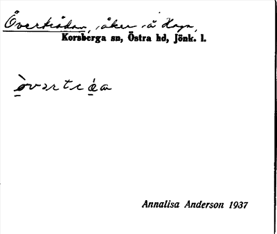 Bild på arkivkortet för arkivposten Överträdan