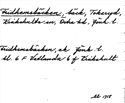 Bild på arkivkortet för arkivposten Fridhemsbäcken