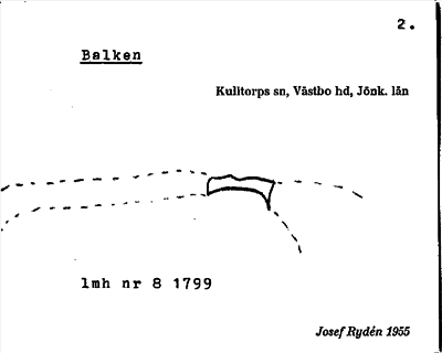 Bild på arkivkortet för arkivposten Balken