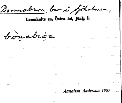 Bild på arkivkortet för arkivposten Bonnabron