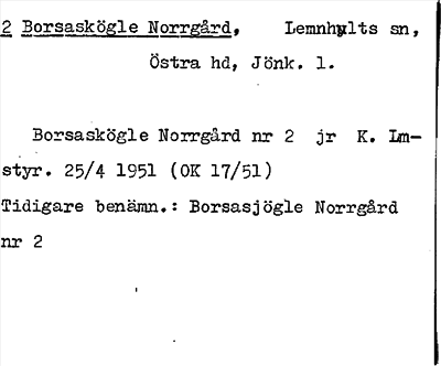 Bild på arkivkortet för arkivposten Borsaskögle Norrgård