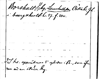 Bild på arkivkortet för arkivposten Borshult(?)