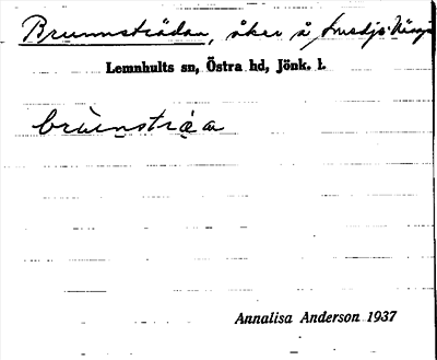 Bild på arkivkortet för arkivposten Brunnsträdan