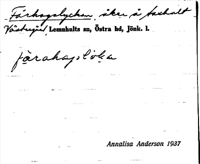 Bild på arkivkortet för arkivposten Fårhagslyckan