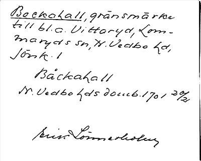 Bild på arkivkortet för arkivposten Bockahall
