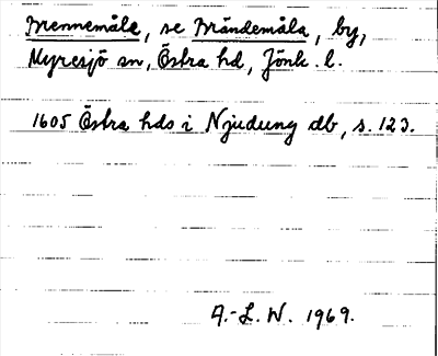 Bild på arkivkortet för arkivposten Brennemåle, se Brändemåla