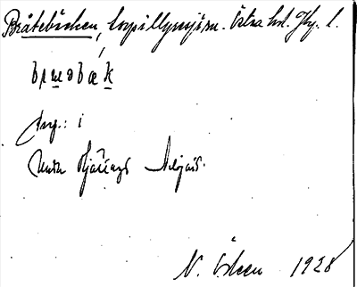 Bild på arkivkortet för arkivposten Bråtebäcken