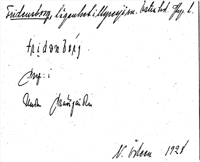 Bild på arkivkortet för arkivposten Fridensborg