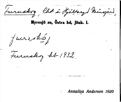 Bild på arkivkortet för arkivposten Furuskog