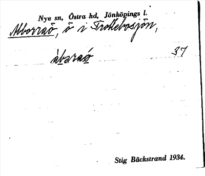 Bild på arkivkortet för arkivposten Abborraö