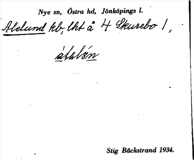 Bild på arkivkortet för arkivposten Alelund