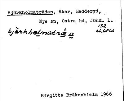 Bild på arkivkortet för arkivposten Björkholmaträdan