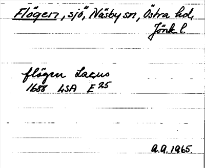 Bild på arkivkortet för arkivposten Flögen