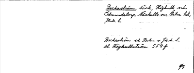 Bild på arkivkortet för arkivposten Bockaström