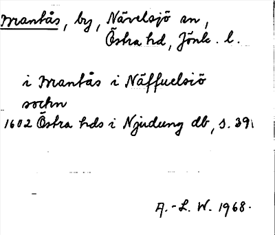 Bild på arkivkortet för arkivposten Brantås