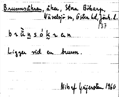 Bild på arkivkortet för arkivposten Brunnsåkren