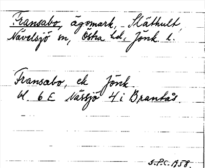 Bild på arkivkortet för arkivposten Fransabo
